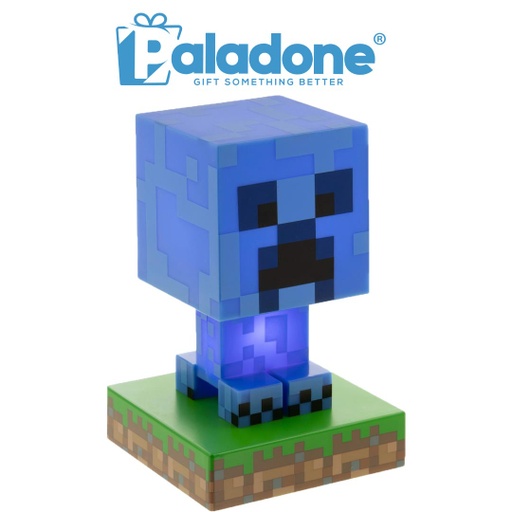[678232] Paladone Minecraft Charged Creeper Icon Light