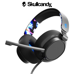 [679193] Skullcandy SLYR Multi-Format Wired Gaming Headset - Black and Blue DigiHype